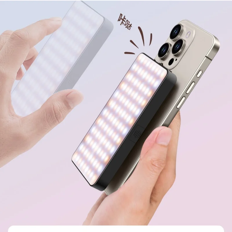Verstelbare Helderheid Draagbare Mini Selfie Vul Licht Rgb Oplaadbare Clip Op Telefoon Laptop Tablet Camera Schieten Vergadering Licht
