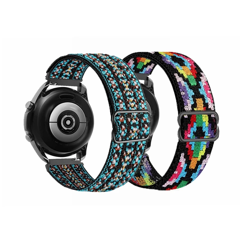 20/22mm Universal Elastic Strap for Amazfit GTS/GTS 2/Bip 3 Pro/GTR 47mm Soft Replacement Wristband for Amazfit GTR 2/2E/GTR 4
