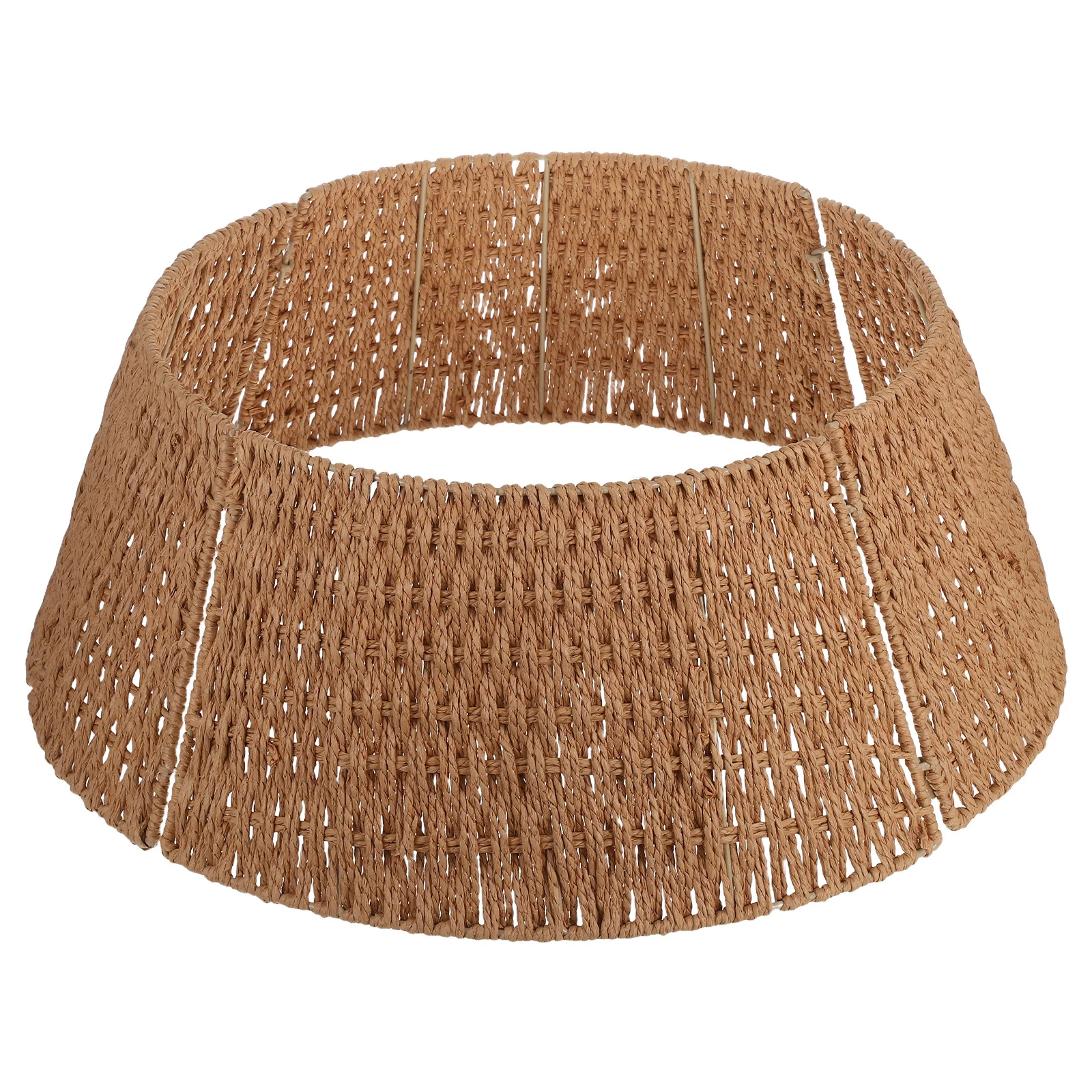 

24 Inch Christmas Tree Collar Rustic Woven Base Cover Removable Farmhouse Decor Basket Stand For Artificial Trees Xmas Room