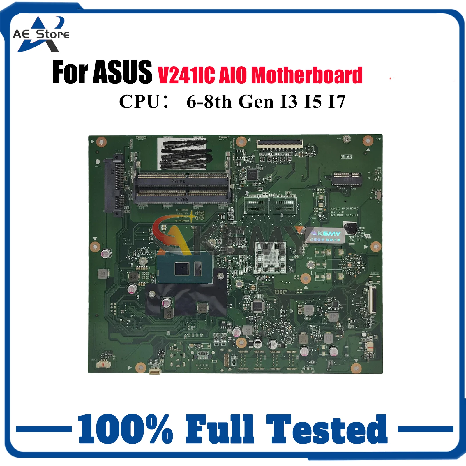 

V241IC Motherboard For ASUS Vivo AiO V241ICR V241I V241IC Mainboard With I3 I5 I7 CPU 100% tests OK fast shipping High quality
