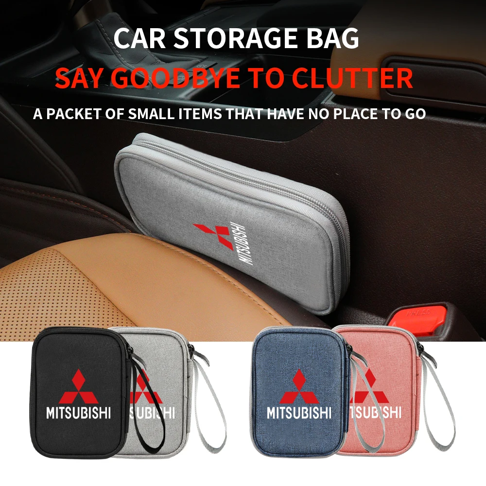 سيارة المحمولة رخصة القيادة سماعة USB مفتاح حقيبة التخزين الملحقات لميتسوبيشي Ralliart لانسر أوتلاندر ASX المنافسة EX