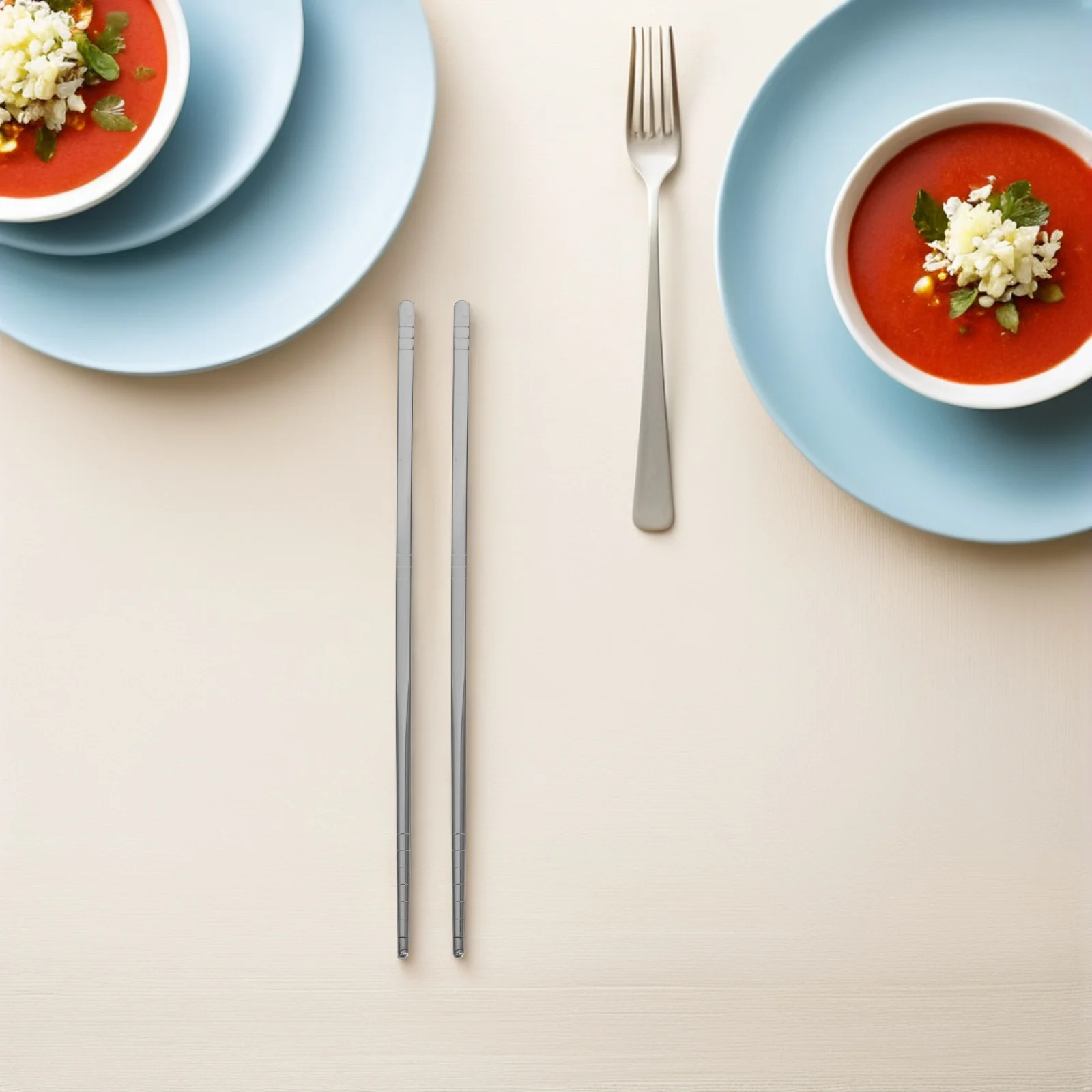 

Metal Chopsticks Premium Quality Reusable Eco Friendly Heat Resistant Dishwasher Safe 10 Inch Length for Home Kitchen Dining