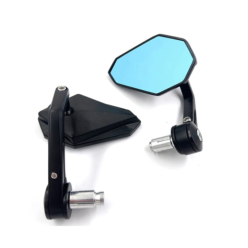 7/8\'\' 22mm Aluminum Alloy Motorcycle Bar End Mirror Universal Side Mirror For Suzuki GSX S750 V Strom 650 1000 GSR 600 750 M109R