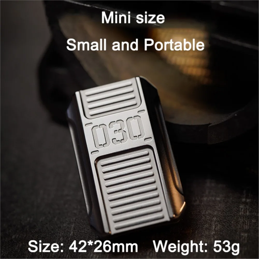 WANWU-EDC Mini Ⅱ Shield Slider Stainless Steel Fingertip Gyro Decompression EDC Toy Limited Edition