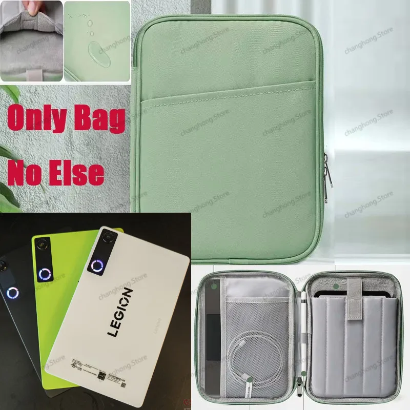 

For Lenovo LEGION Y700 5th Gen 2026 4th 3rd 2nd Gen 8.8" TB322FC TB321FU TB320FC Tablet Bag Waterproof Sleeve Pocket Zip Pouch