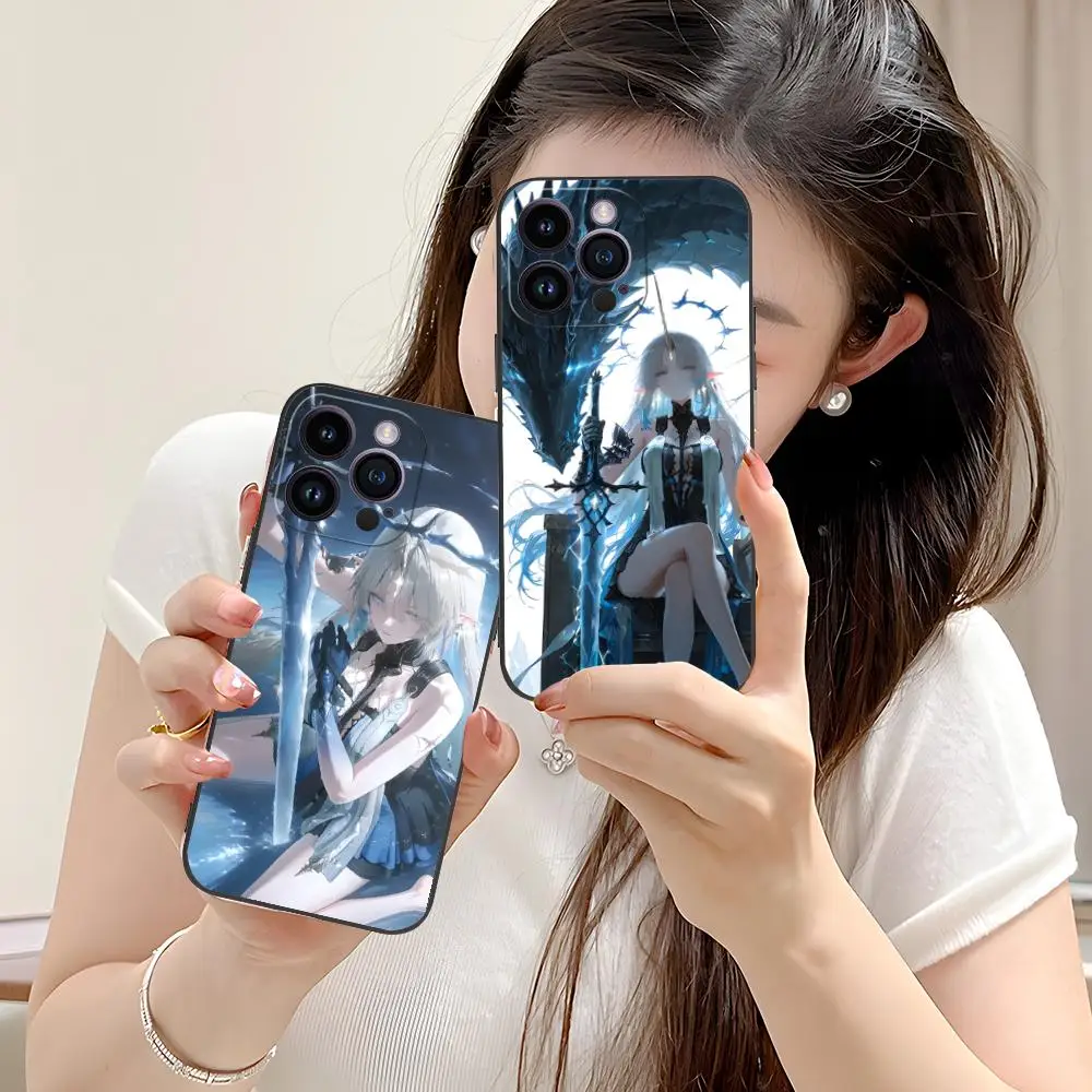 

Чехол для телефона Wuthering Waves Fleurdelys для iPhone 17, 16, 15, 14, 13, 12, 11 X XR XS 8 7 Pro Max Plus, мини-цветный защитный роскошный чехол