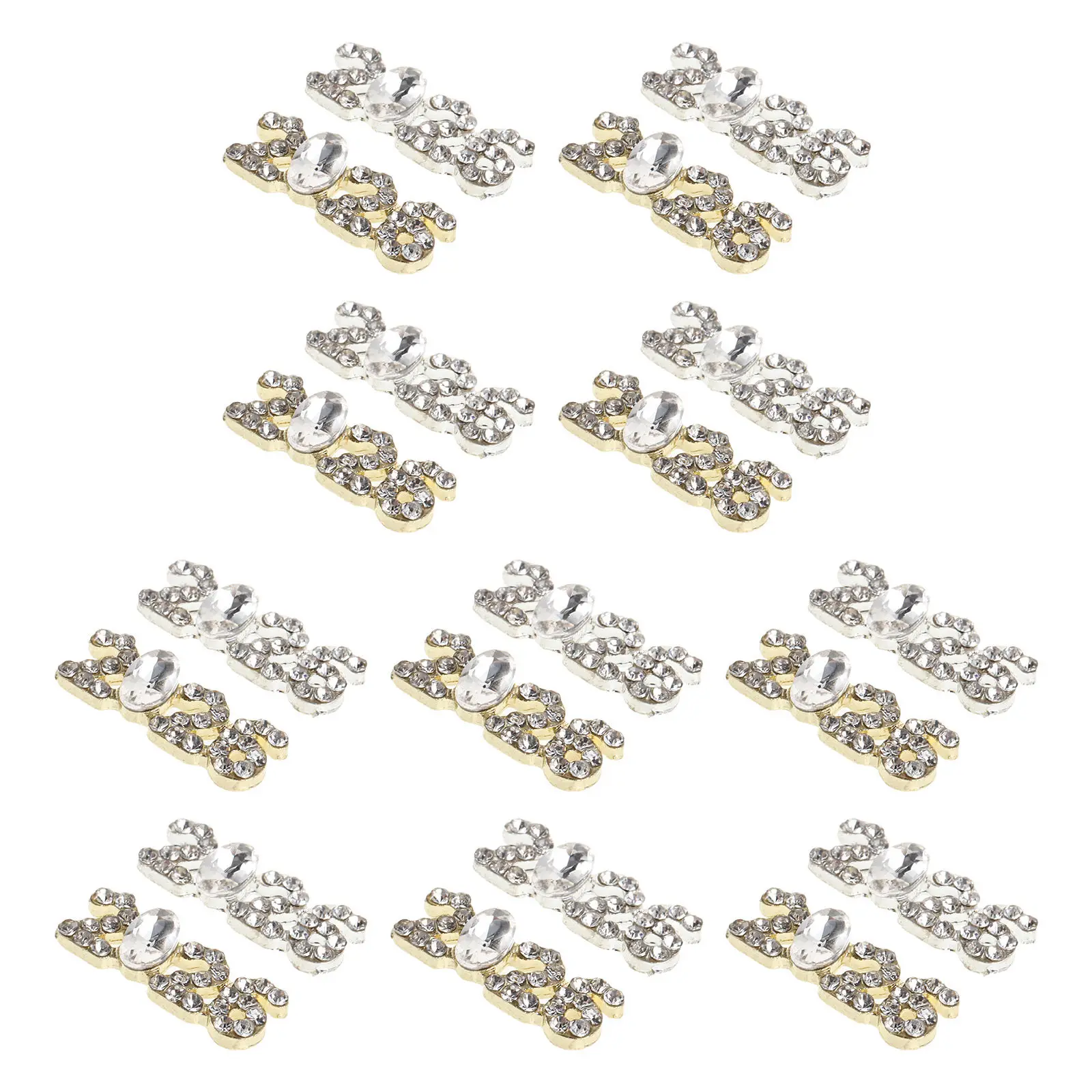 

Nail Art Decorations 3D Crystal Rhinestones Mixed Sizes Glitters Shine Nail Jewelry Nails Accessories Beauty Supplies
