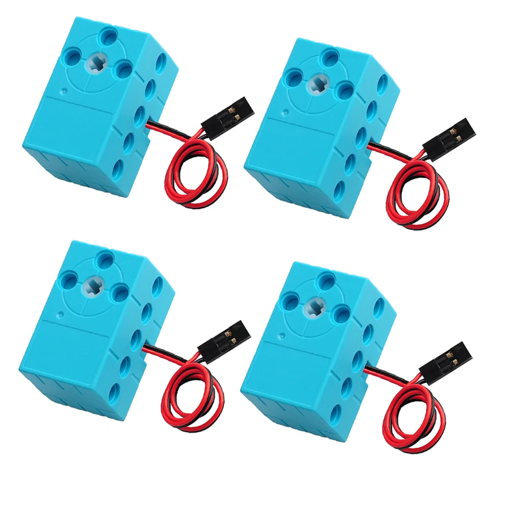 Geek Servo 0.7kg.cm Geekservo Motor Building Block Continuous Rotation Slow Dual Output High Torque 360° Compatible with legoeds