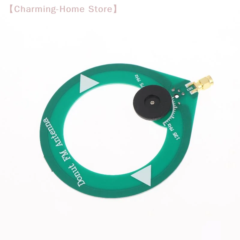 

【M】Mini-антенна FM-формы в форме пончика, разъем SMA 75-135 МГц для портативного радиоприемника автомобиля и дома