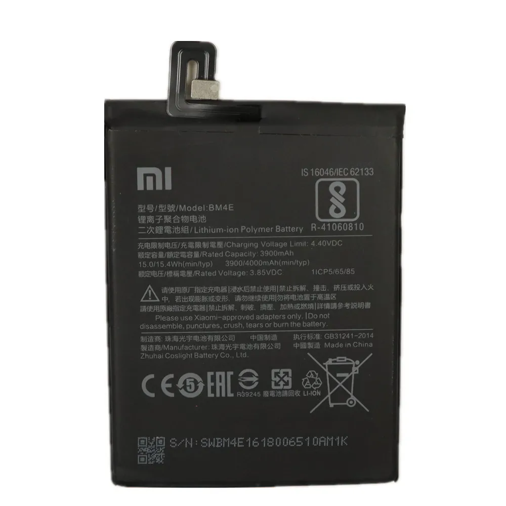 2024 Years 4000mAh BM4E Original Xiao mi Battery For Xiaomi Pocophone F1 Mi POCO F1 High Quality Phone Bateria Battery + Tools