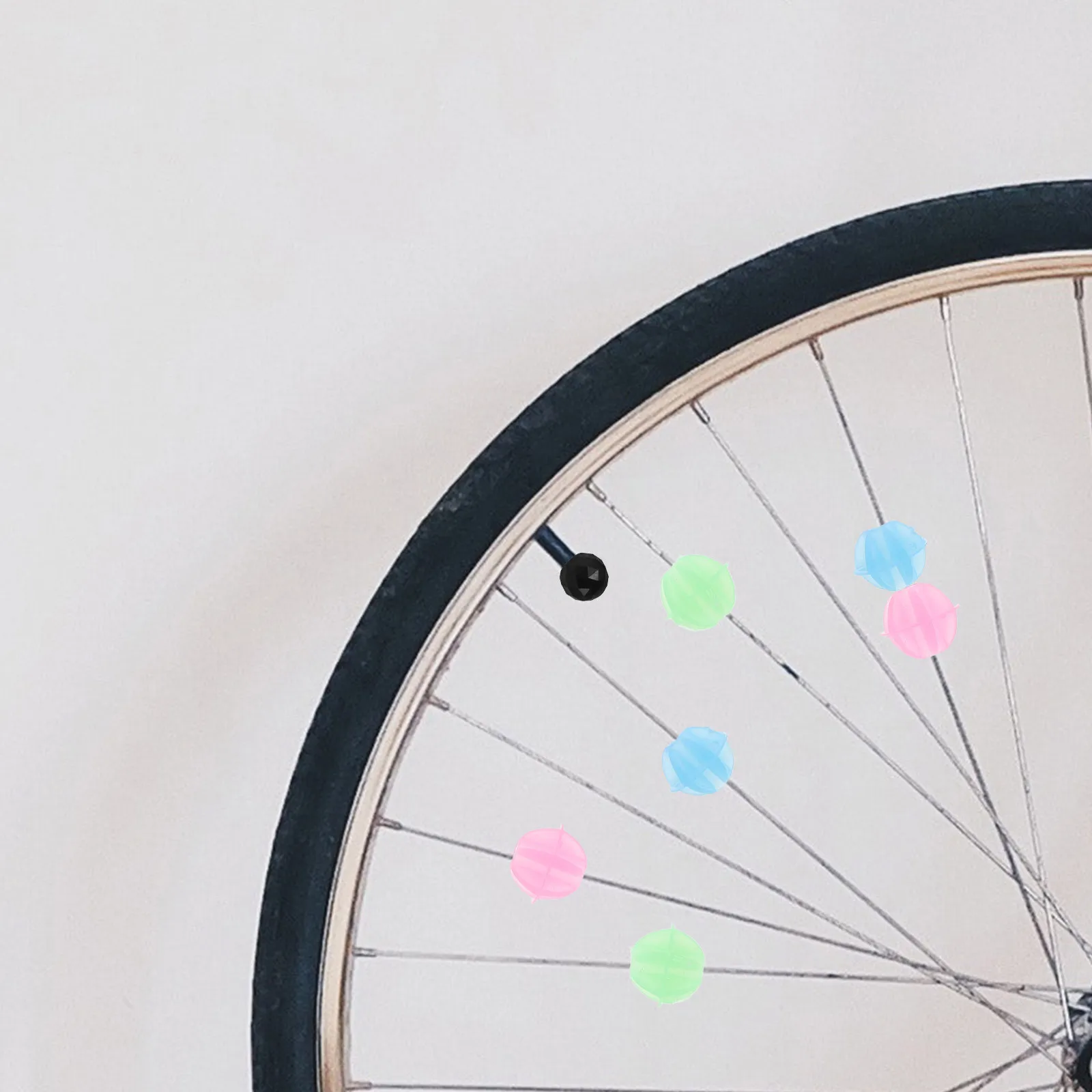 

36Pcs Wheel Spoke Beads Tire Decorations for Bicycles Bright Plastic Clips No Tools Needed Cool Bike Accessories for Youth and