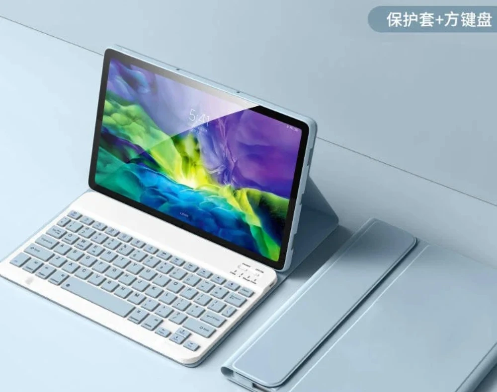 Case For Xiaomi Redmi Pad 2 Pro 12.1 Inch 2025 Keyboard,Detachable Wireless Keyboard+Tablet Cover For Redmi Pad 2 Pro 12.1 Funda