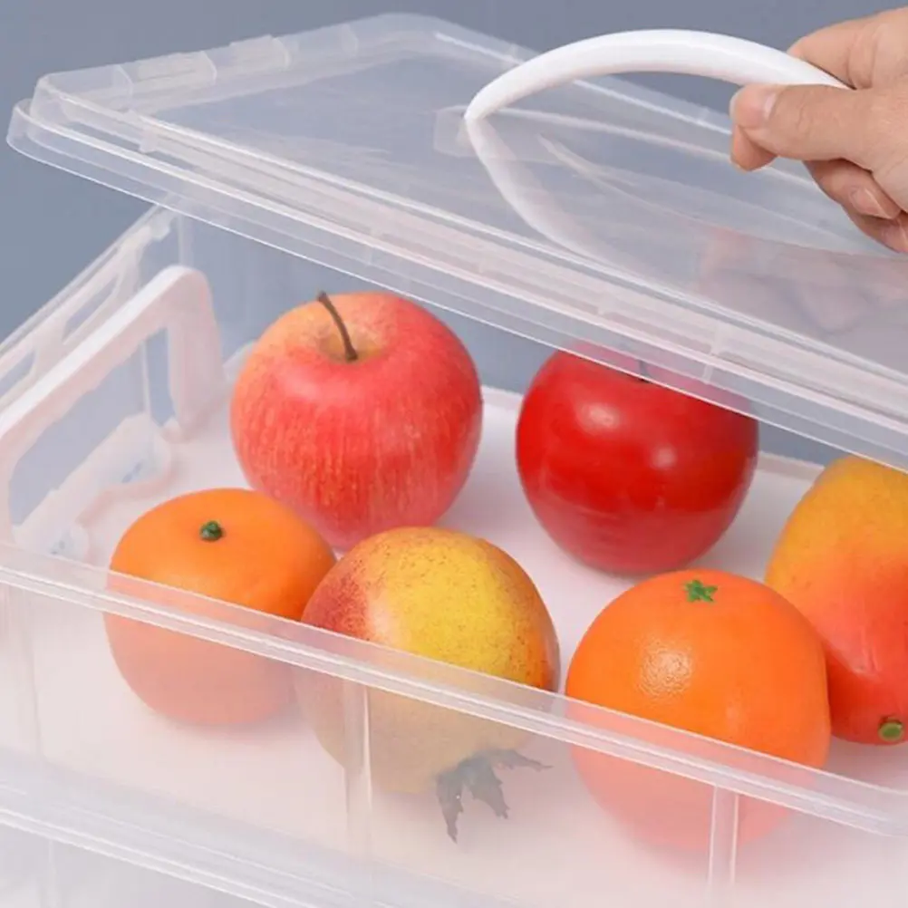 

1Pcs Double Layer Transparent Cake Box Plastic Food Grade Dessert Packaging Durable Bakery Container Cupcake Muffin Crisper