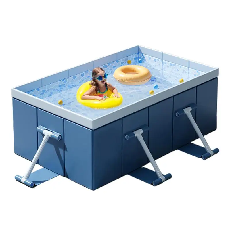 

Foldable Swimming Pool Non-Inflatable Hard Shell Pool For Adults And Kids Portable Summer Water Play Toy For Children Adults And