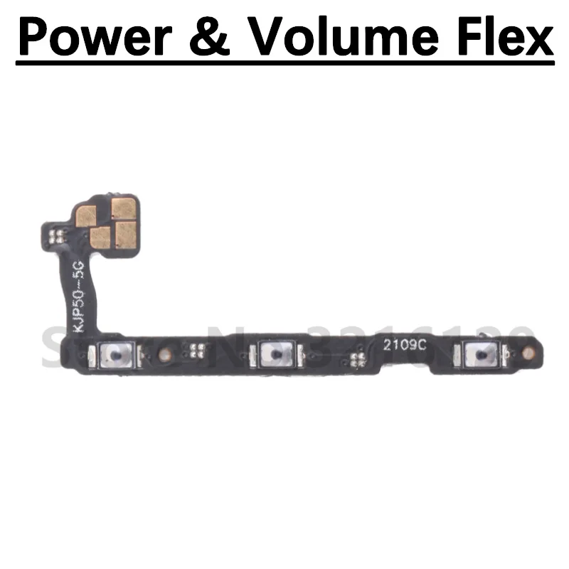 Loudspeaker Earpiece Fingerprint Sensor Off On Motherboard Charging Port Flex Cable SIM Card Reader Board For Huawei P50 Pro