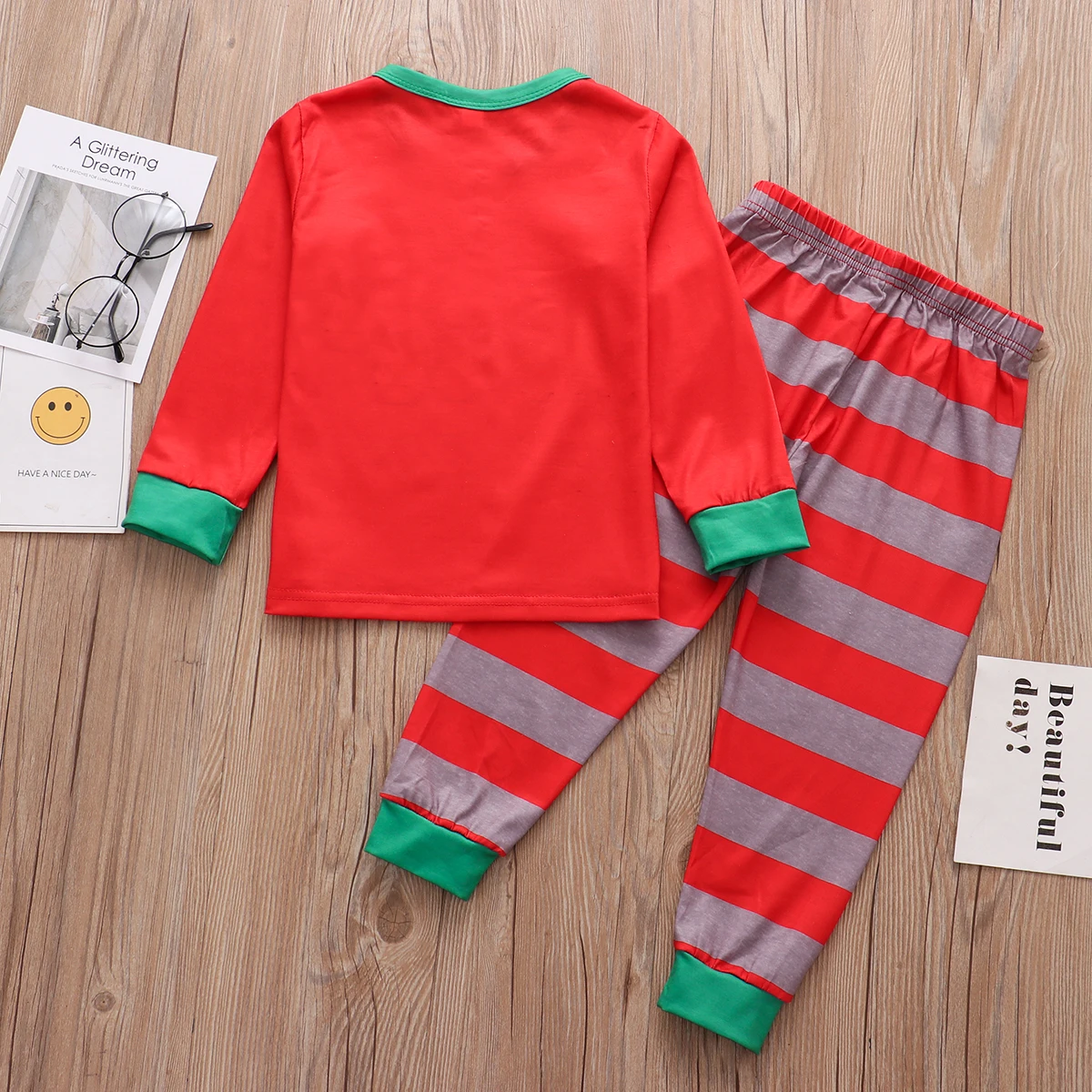 Family Matching Pajamas Outfits 2024 Christmas Adults Kid Family Matching Clothes Xmas Deer Family Sleepwear Family Look Clothes