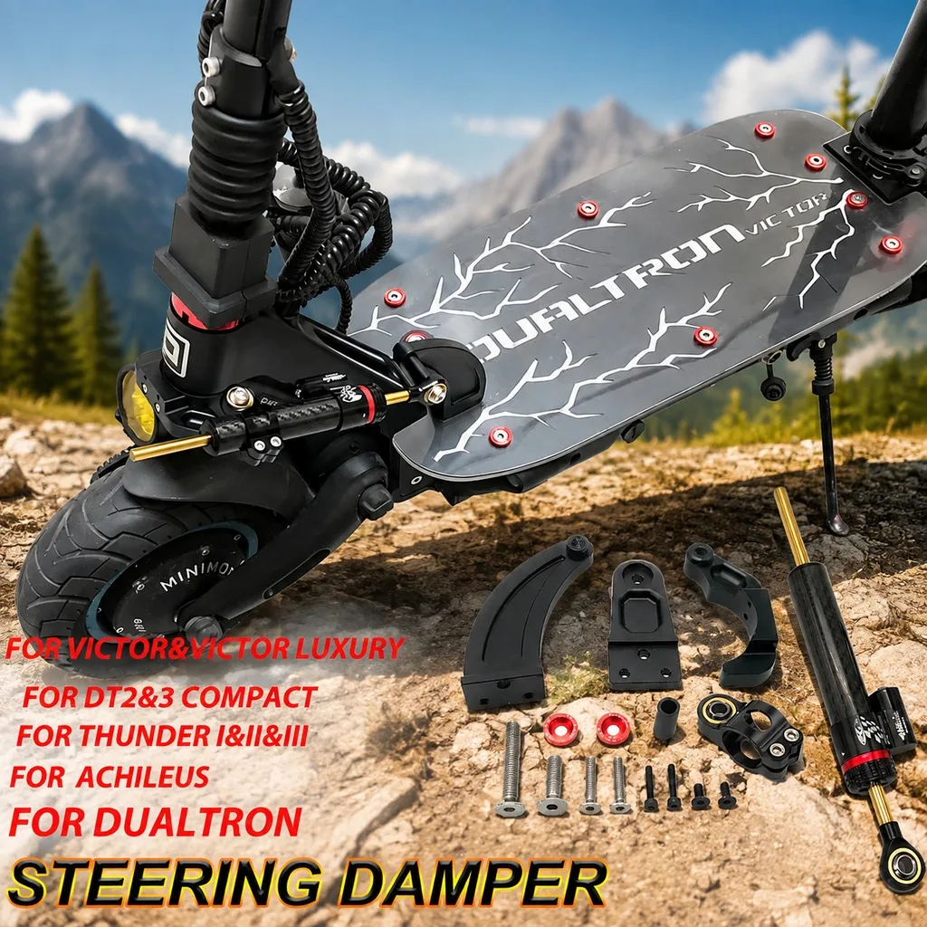 Directional Steering Damper Mounting Bracket Kit For Dualtron Luxury Thunder Achilleus Compact Electric Scooter Accessory