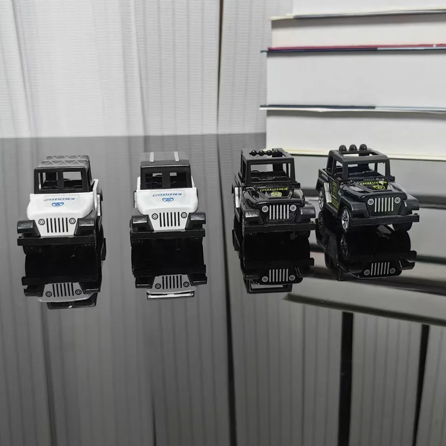 Coche de juguete de aleación, coche de juguete con motor de metal, juguetes para niños y niñas, regalos de fiesta, modelos de coches todoterreno, juguetes para niños