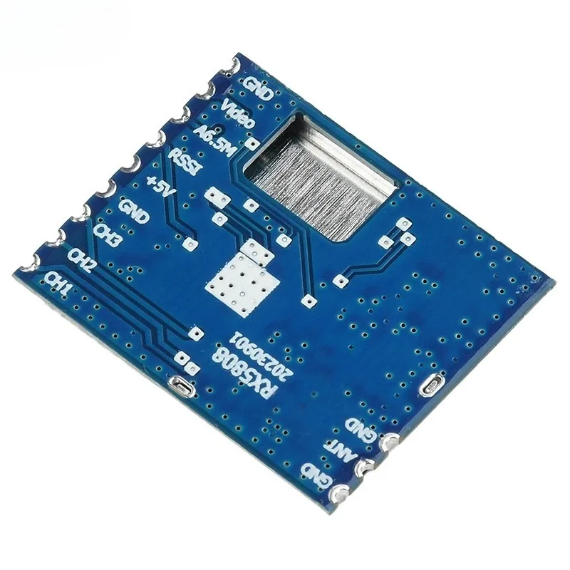 

SPI Programmable 5.8G RX5808 Audio Video Receiving Module Wide Frequency 4.9-6.06GHz Power 5V/170mA FPV Racing Drone Accessory