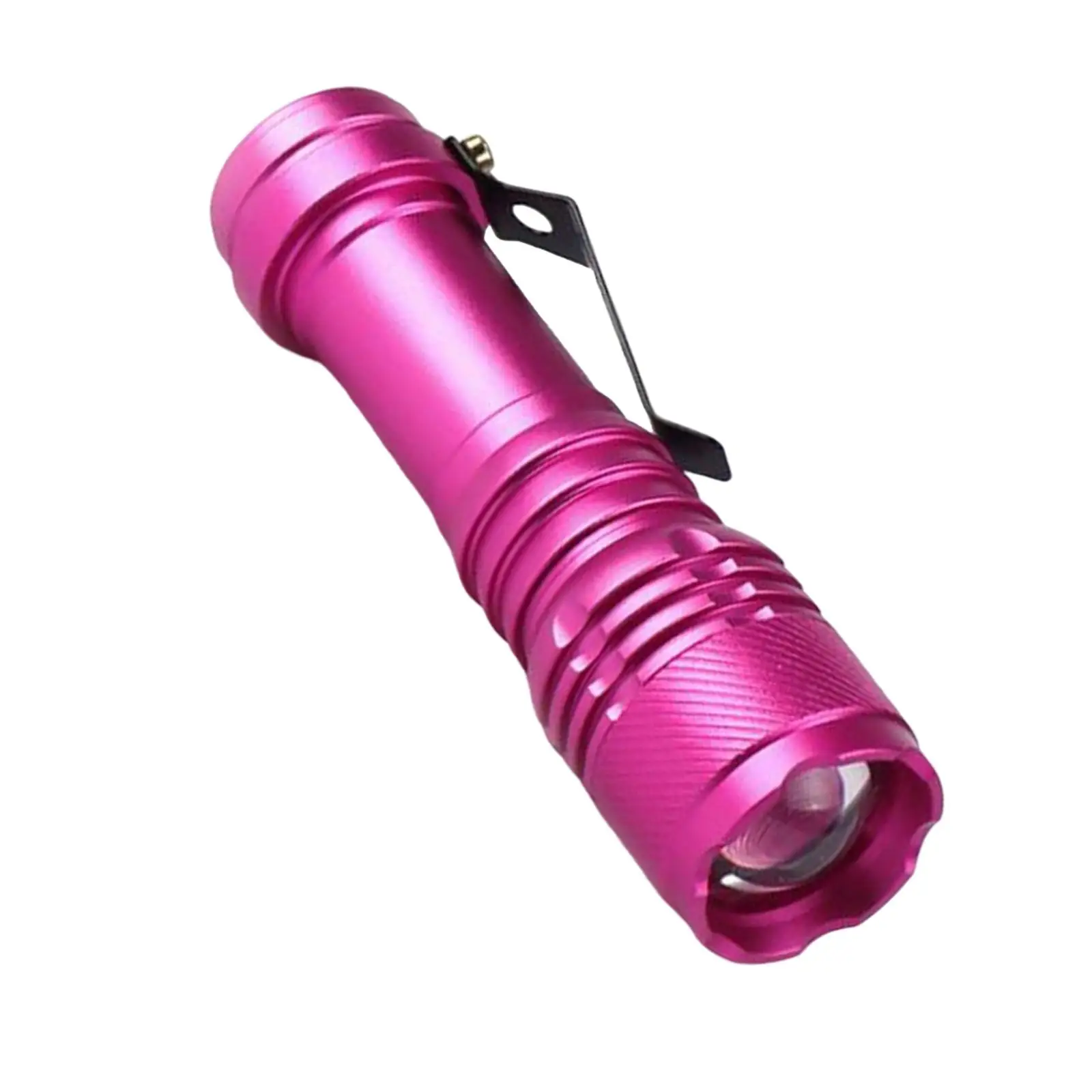 2x Water Resistant Flashlight with Clip IPX6 3 Lighting Modes Operated Light for Travel, Camping, Hiking, Garage