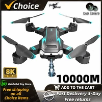 El más nuevo S6 Max 8K Drone profesional plegable Quadcopter aéreo HD cámara GPS RC helicóptero 10KM evitación de obstáculos venta delantal