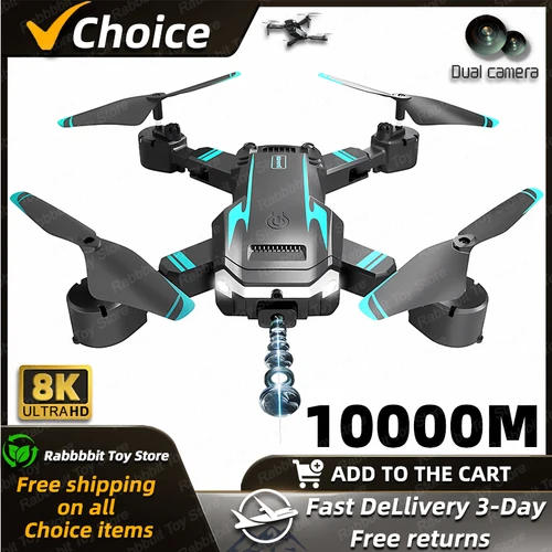 El más nuevo S6 Max 8K Drone profesional plegable Quadcopter aéreo HD cámara GPS RC helicóptero 10KM evitación de obstáculos venta delantal