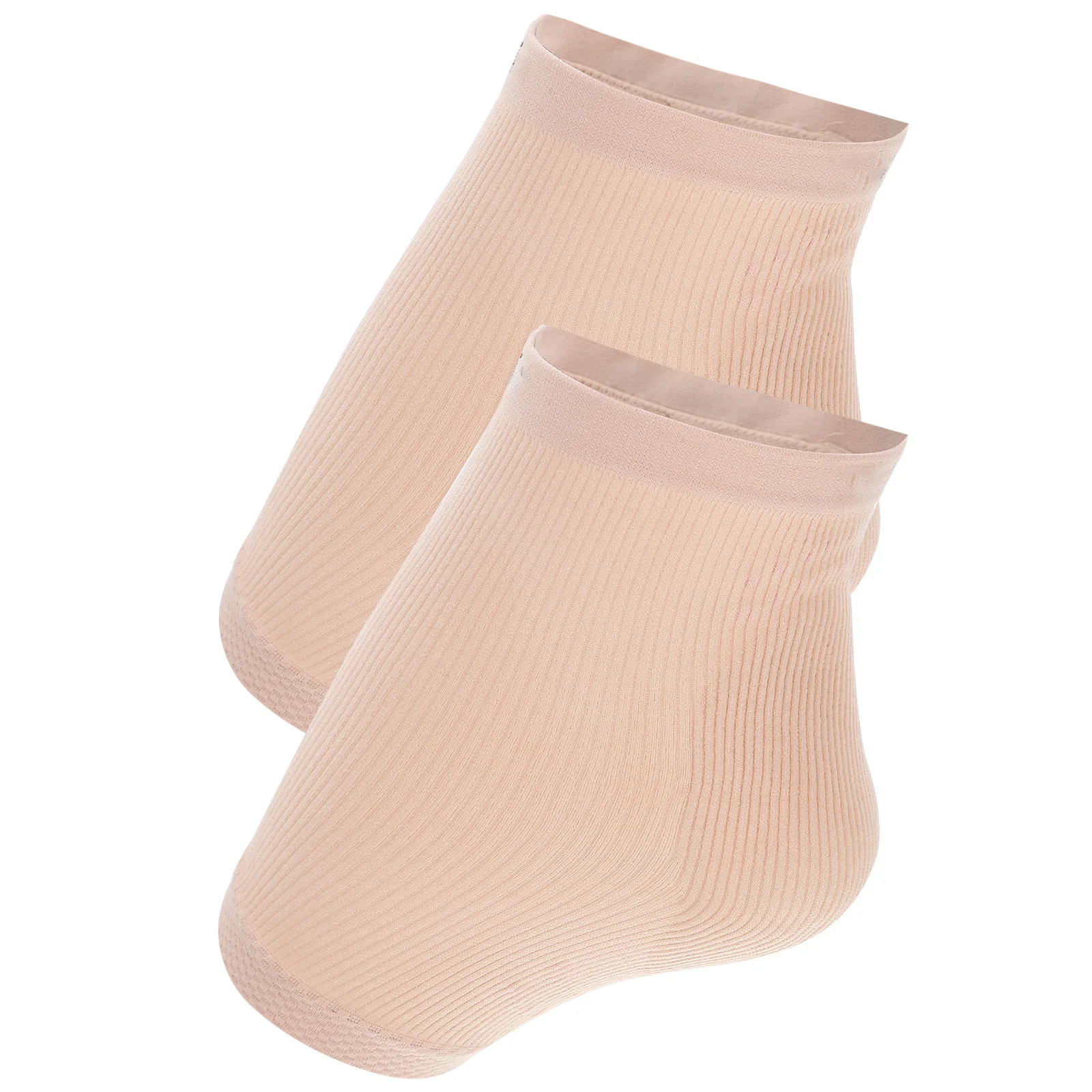 

1 шт. 1 пара гелевых носков на каблуке для потрескавшихся сухих ног, увлажняющие носки без пальцев с рукавами для ухода за ногами, ремонт пяток, носки для повседневного ношения, подставка для сна