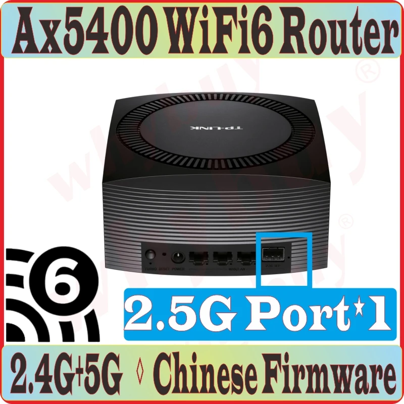 

1* 2.5G SFP Port, Wi-Fi 6 AX5400 Wireless Mesh VPN Router WiFi6E, 802.11AX, 2.4GHz 574M + 5GHz 4804M 1000M WAN/LAN Turbo