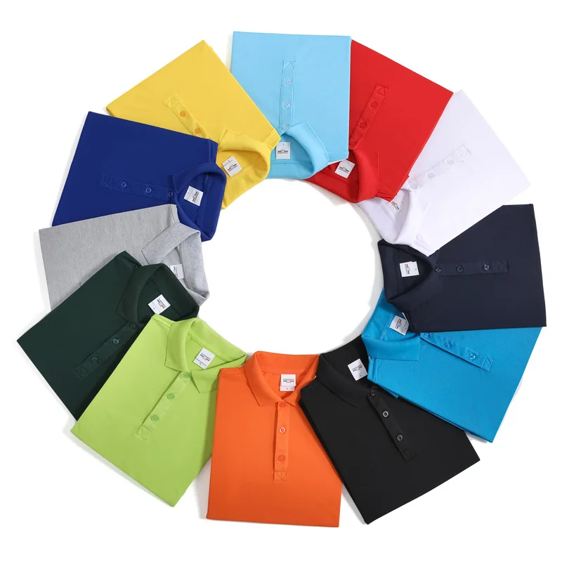 Polo Shirt Custom Summer Embroidery Printed Design Logo Photo Men And Women Breathable Tops - Image 2