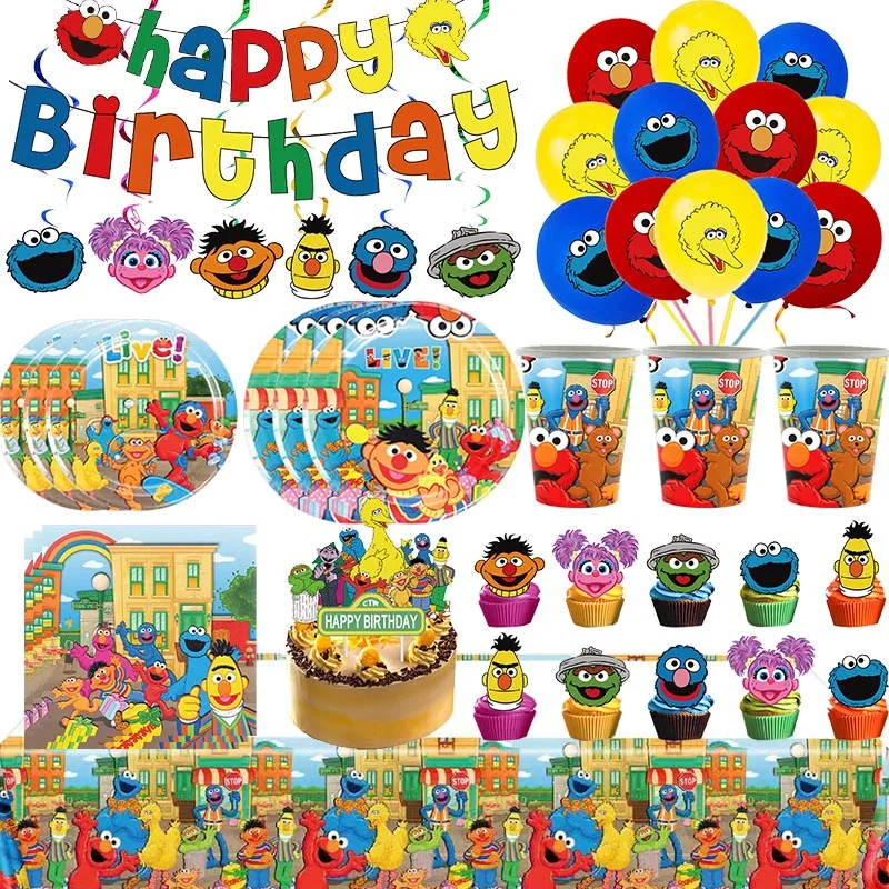 

Sunny Lane Birthday Party Decor Disposable Tableware Plate Napkin Balloon Kids Birthday Party Supplies Baby Shower Toy Gifts