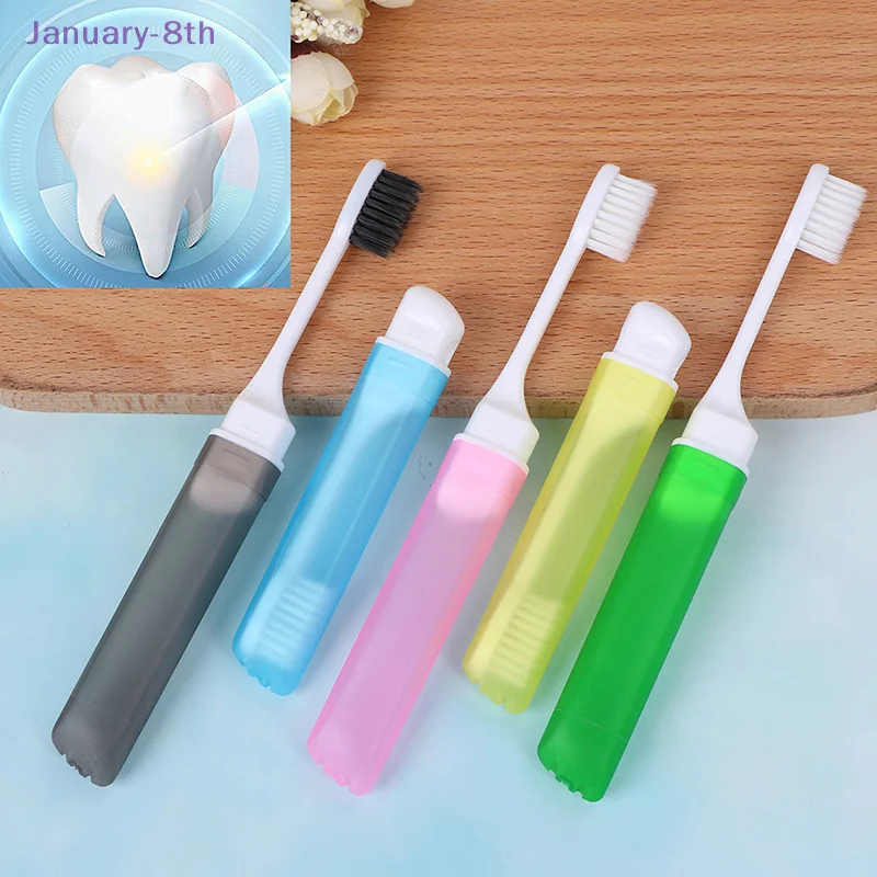 Foldable Toothbrush Portable Folding Outdoor Travel Camping Toothbrush