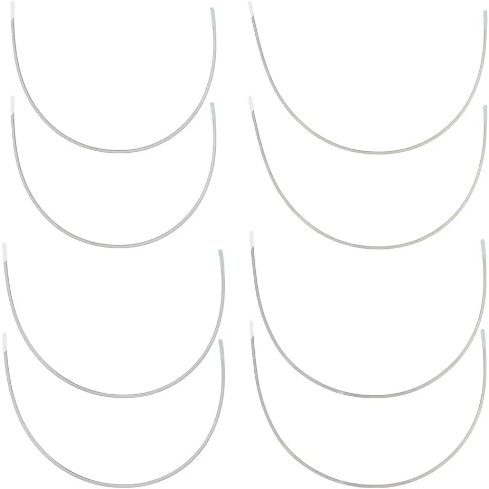 

32 Pairs 4 Sizes Stainless Steel Bra Underwire Womens Bra Wires Underwear Support Ring Wires Replacement Undergarment Sewing