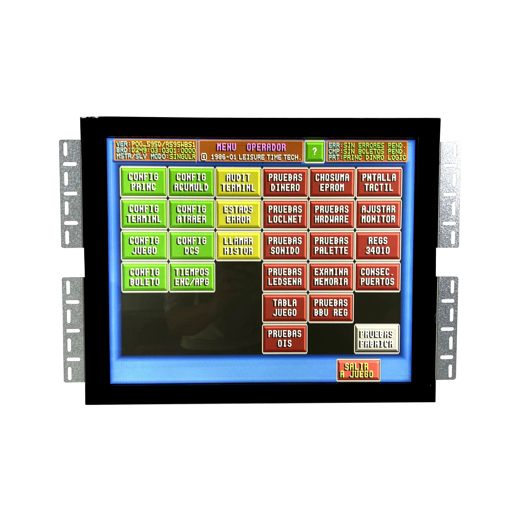 19 inch infrared Touch Screen bar game machine coin operated monitor