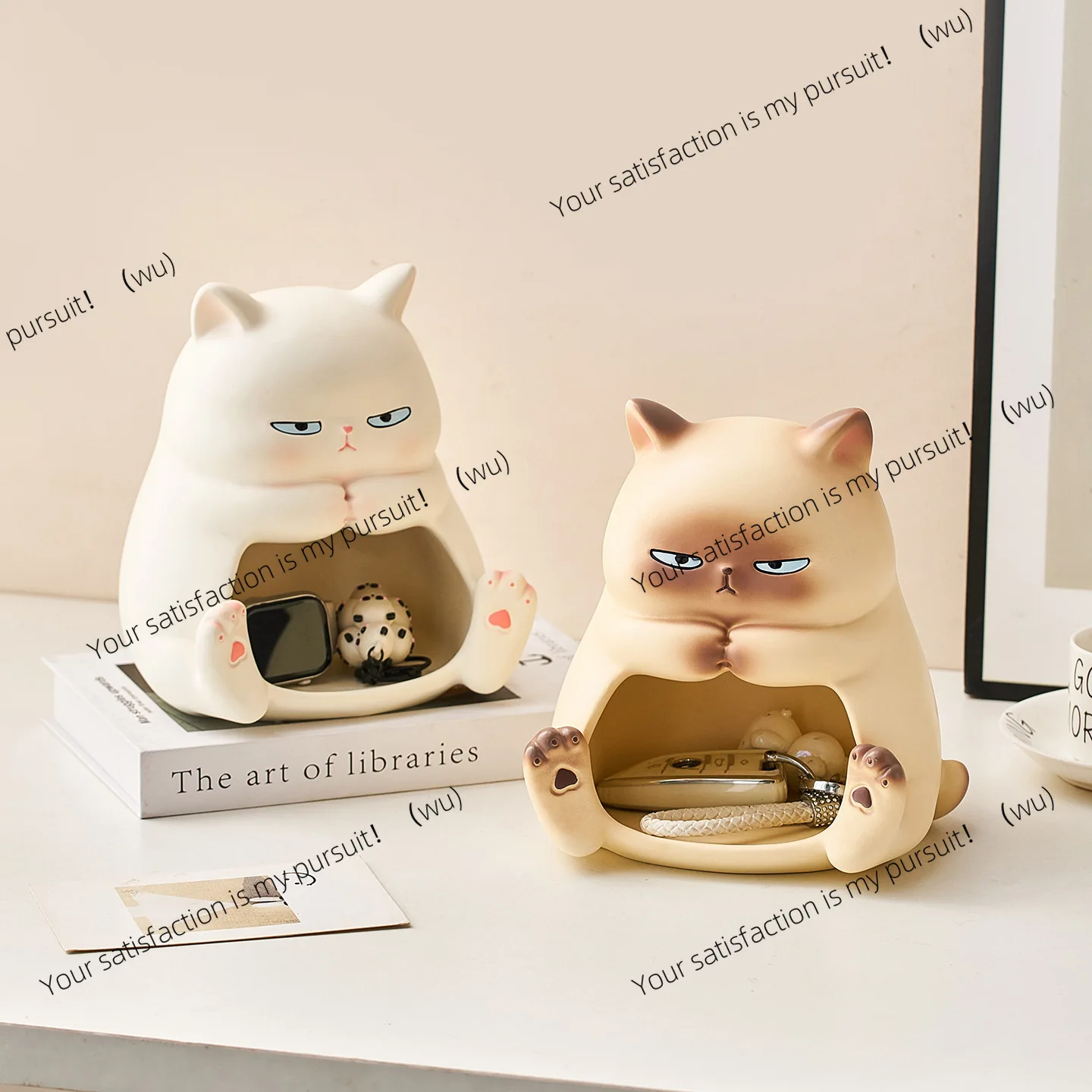 Creative and cute storage ornaments, entrance decorations, high-value decompression home, practical housewarming, gifts