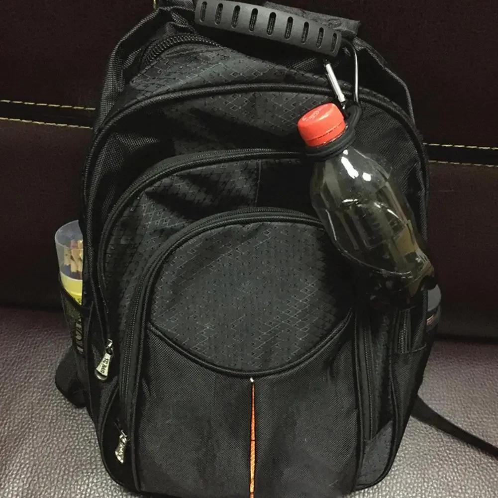 

Outdoor Kettle Buckle Hook Carabiner Camping Tools Silicone Bottle Holder for Family Outdoor Camping Accessories