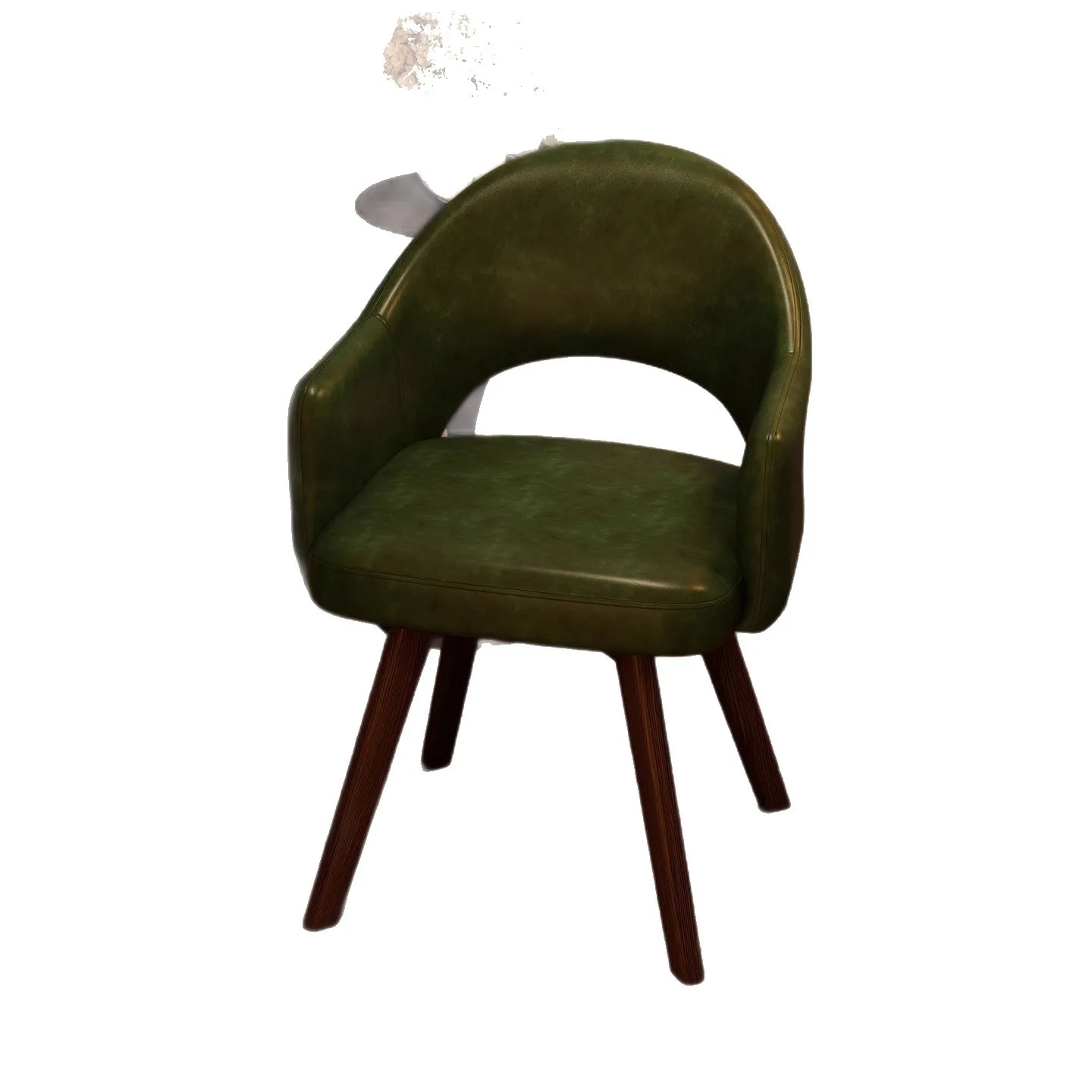 

Medieval style rotatable dressing chair makeup chair retro soft bag back chair bedroom dresser stool