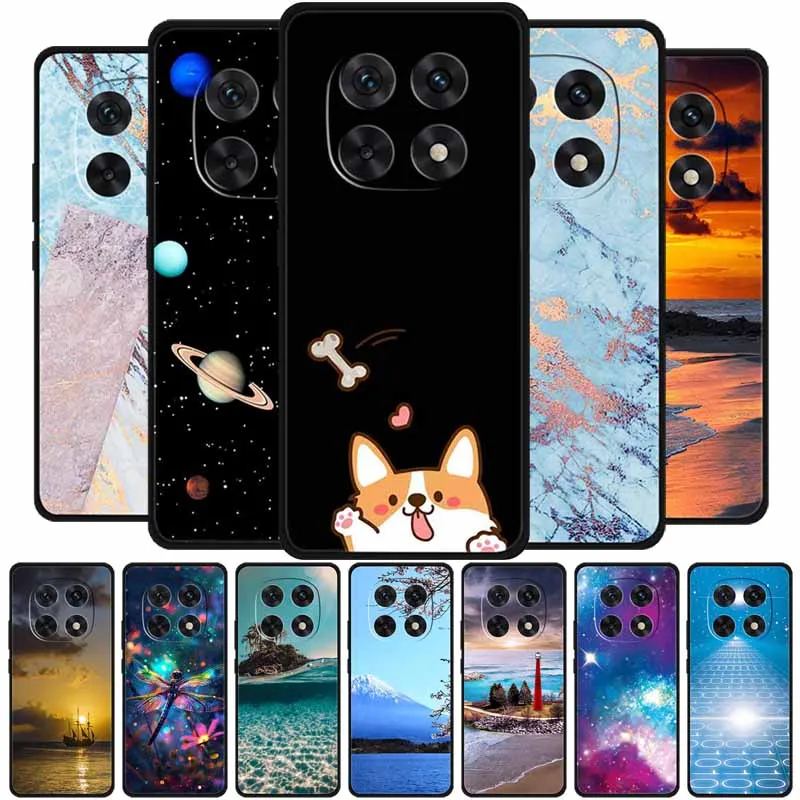 

For Redmi Note 15 5G Phone Case Coast Scenery TPU Soft Flowers Protection Back Cover for Xiaomi Redmi Note15 25096RA9BG New Capa