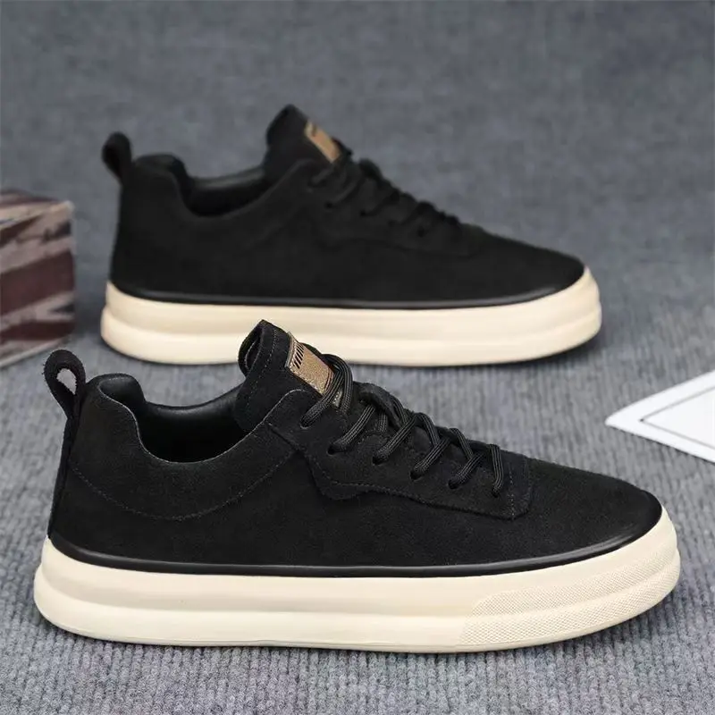 Men's Casual Shoes Luxury Suede Sneakers Platform Vulcanized Shoes Comfortable Sport Running Shoe Skateboard Shoes for Men Tenis - view 3
