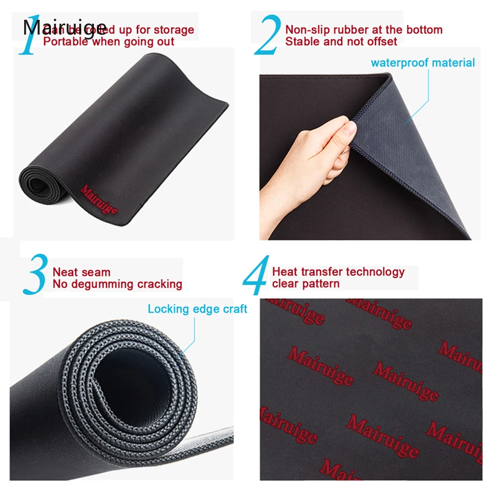 Simplicity Game Mouse Pad Mosaic High Quality Game Mats Natural Rubber Speed Mouse Pad Most Geometry Laptop Pad Mousepad Gaming