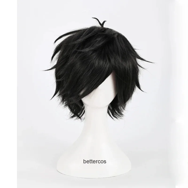 NewHigh Quality Matsuno Wig Osomatsu San Wigs Short Black Tilt Up Heat Resistant Sythentic Hair Cosplay Wig2025