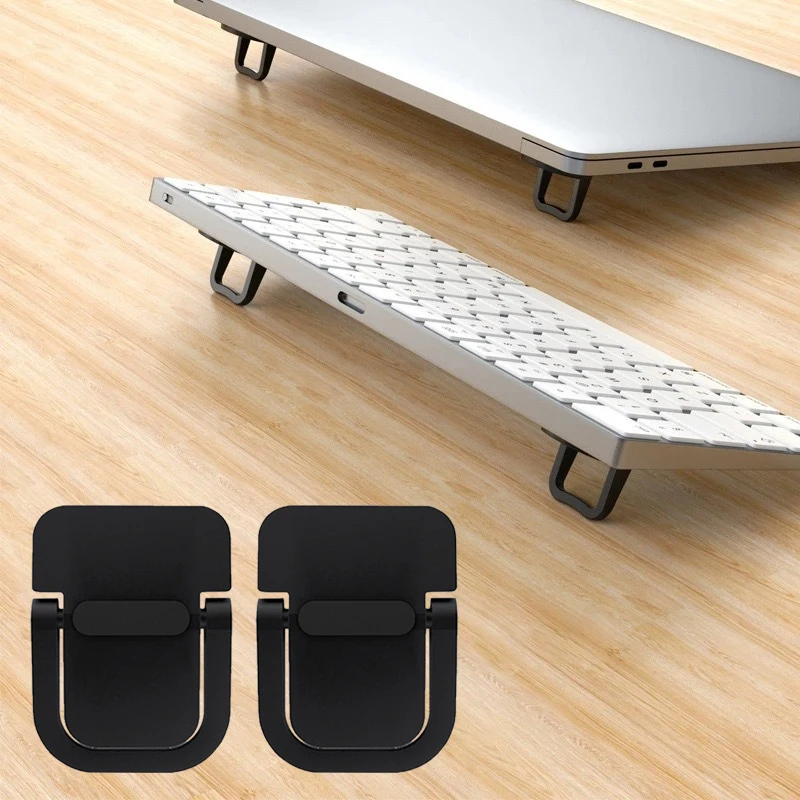 1 Pair Mini Legs For Macbook Pro Huawei Xiaomi Notebook Aluminum Base Support Tools Laptop Stand Radiator For Keyboard Holder