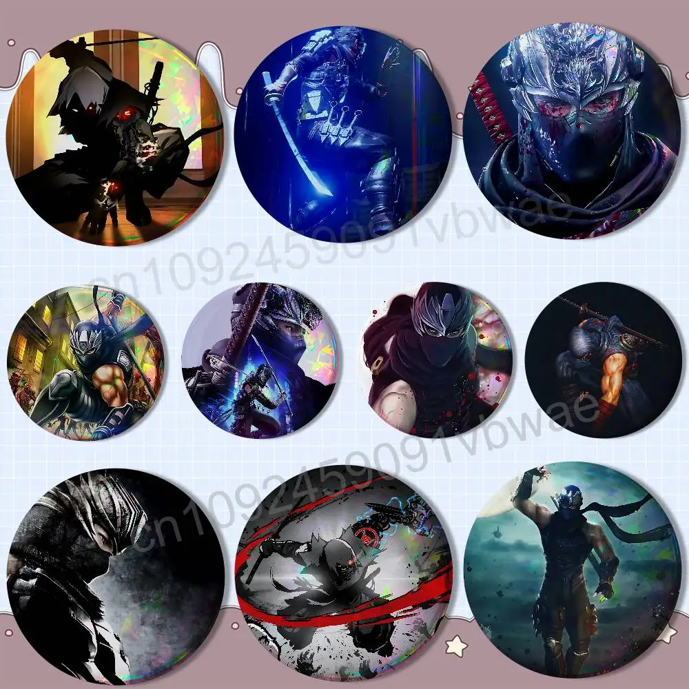 

game 2026 hot Ninja Gaiden Creative Round Badge Button Pin Bag Decor Fans Collection Friends Gift Brooch