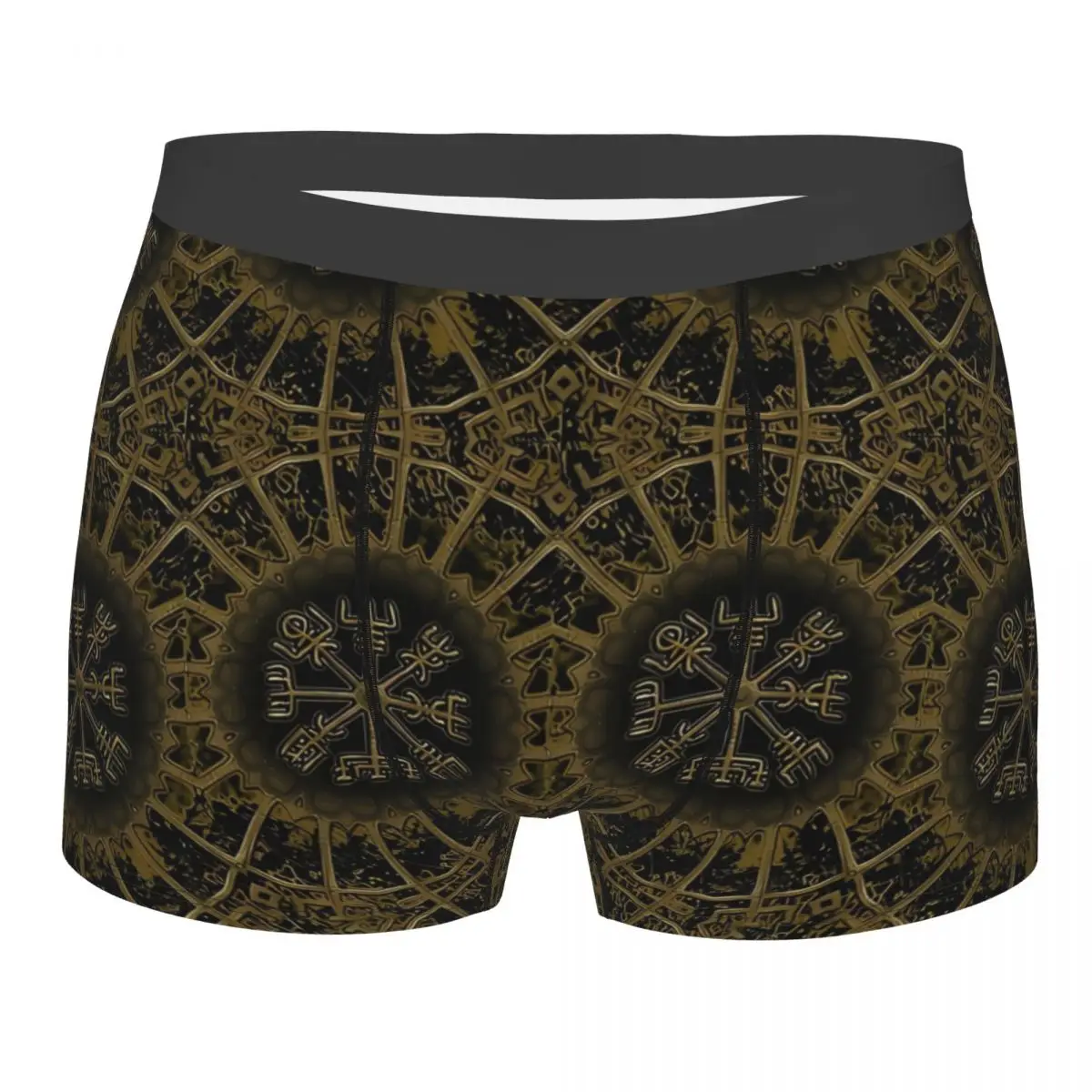 Vegvisir Viking Compass Man's Boxer Briefs Viking Breathable Creative Underpants Top Quality Print Shorts Birthday Gifts