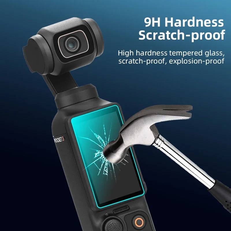 BRDRC Screen Protector for DJI OSMO Pockect 3 9H Hardness Tempered Glass Film for Pocket 3  LCD Camera  Accessory