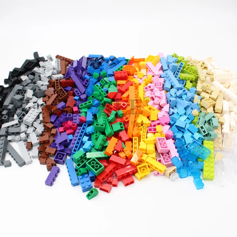 50pcs Moc Building Blocks Slope 45 2x2 Compatible with 3039 DIY Basics Enlighten Bricks Classic Assembles Construction Toys