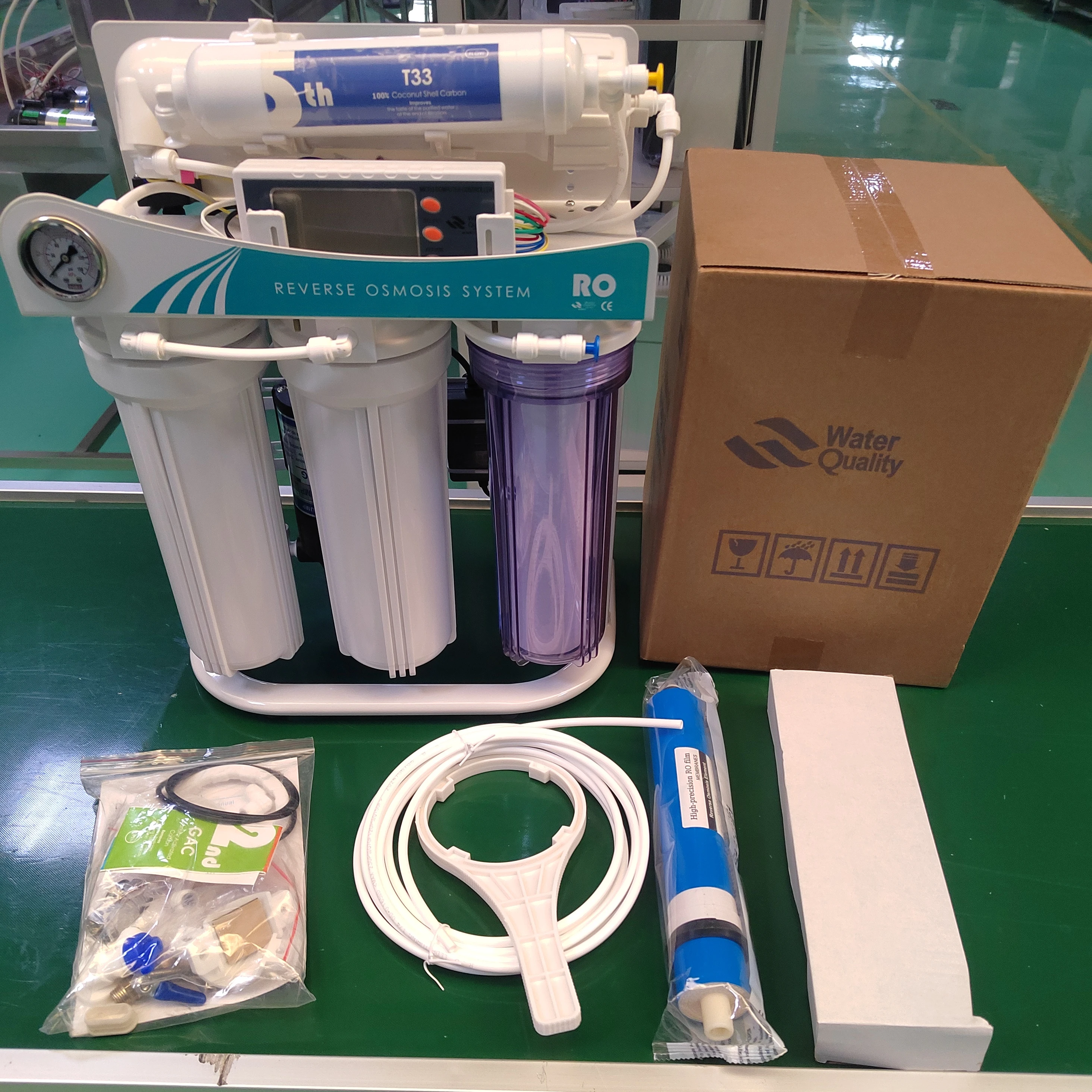 

Hotel Kitchen Home Under Sink 100GPD Reverse Osmosis Water Purifiers Water Filtration System
