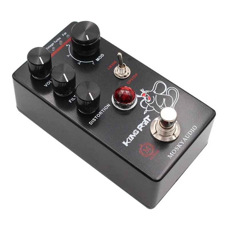 RAT Guitar Effects Pedal Distortion True Bypass Circuit Guitar Processor Accessories-AA85 view 2