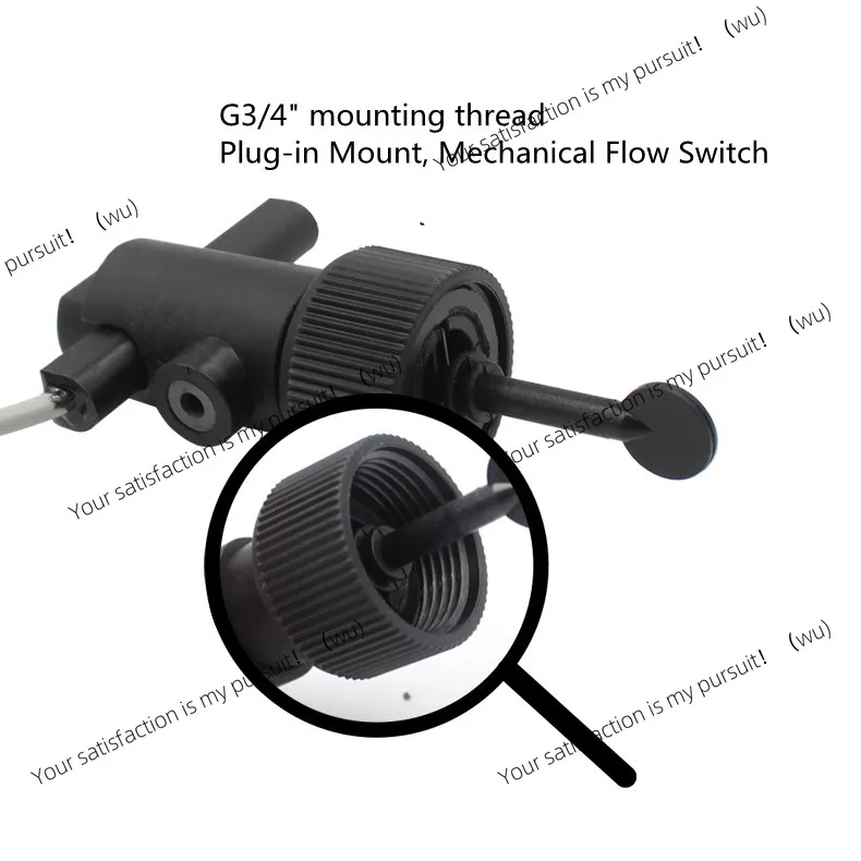 New six-point deflector sensor switch PP plastic water flow detection sensor