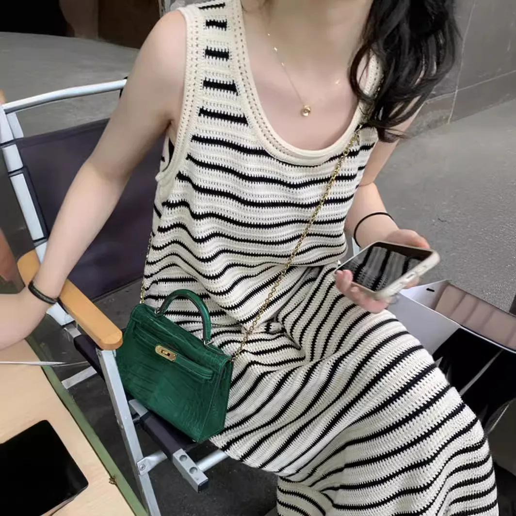 

Вязаные платья без рукавов: элегантные женские летние наряды с цепочками, в стиле бохо, легкие, прозрачные, с узором, контрастные, в уличном стиле