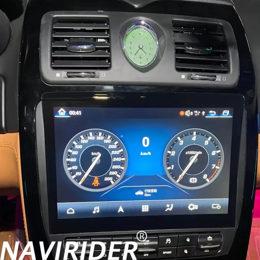 

10.26" Qualcomm Android 12 For Maserati Quattroporte 2004-2012 with 4G LTE Carplay Car Multimedia Stereo Radio Player HeadUnit